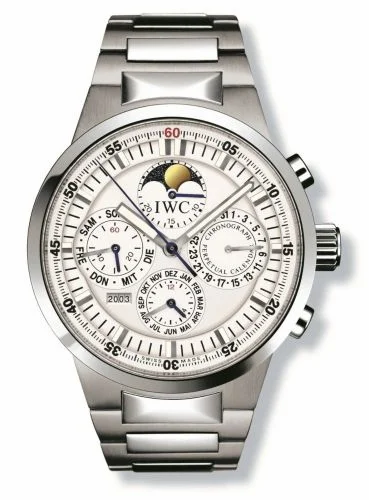 IWC GST Perpetual Calendar Stainless Steel / White / French IW3756-20 (IW375620)